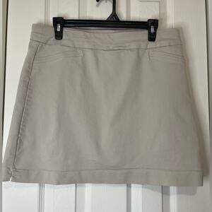 Croft & Barrow Beige Neutral Retro Active Skort size 12